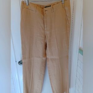 Lauren by Ralph Lauren "Sanderson" linen pants